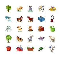 Відшукай і наклей. Наша ферма. Зображення №1