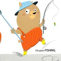 Teddy loves fishing. Image №4