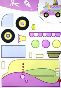 Вирізаємо та клеїмо. Машинки. Image №7