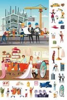 Великий віммельбух. Професії. Image №4