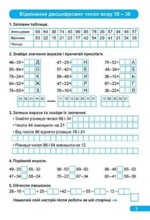 Практикум. Додавання та віднімання в межах 100 з переходом через десяток. 2 клас — фото 6