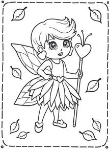 Розмальовка. Феєчки. Зображення №7