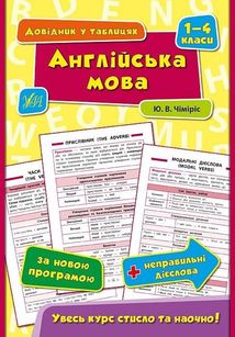Довідник у таблицях. Англійська мова. 1-4 класи. Image №1