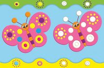 Розвивальні наліпки для малюків. Метелик. Image №2