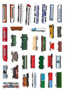 Книжка з наліпками. Потяги. 0+. Image №8