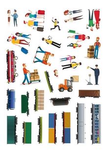 Книжка з наліпками. Потяги. 0+. Image №9