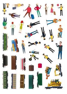 Книжка з наліпками. Потяги. 0+. Image №10