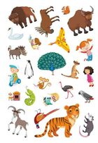 Перший віммельбух із наліпками. Зоопарк. 0+. Image №6