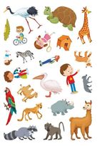 Перший віммельбух із наліпками. Зоопарк. 0+. Image №7