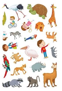 Перший віммельбух із наліпками. Зоопарк. 0+. Image №7