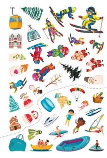 Перший віммельбух із наліпками. На відпочинку. 0+. Image №6