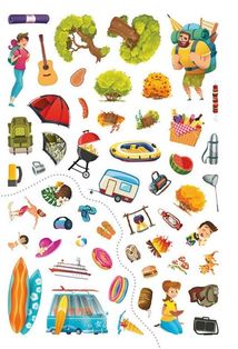 Перший віммельбух із наліпками. На відпочинку. 0+. Image №7