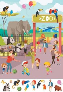 Великий віммельбух. Зоопарк. 0+. Image №7