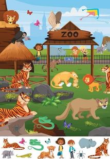 Великий віммельбух. Зоопарк. 0+. Image №9