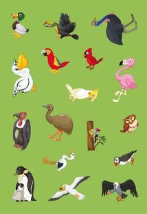 Перші розвивальні наліпки. Птахи. 35 наліпок. Image №10