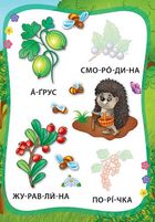 Я читаю по складах. Овочі та фрукти. Книжка з наліпками. Image №4
