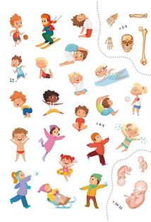 Книжка з наліпками. Тіло людини. Image №7