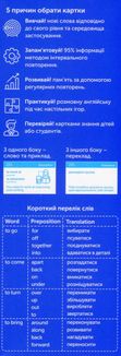 Student. Англійська мова. Фразові дієслова В1. 500 карток. Зображення №2