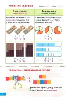Математика. Звичайні та десяткові дроби. 5 клас. Зображення №5