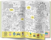 Віммельбух-розмальовка. Світ навколо нас. Image №3