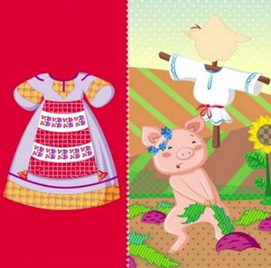 Одягни ляльку. Україночка Стефанія у бабусі — фото 6
