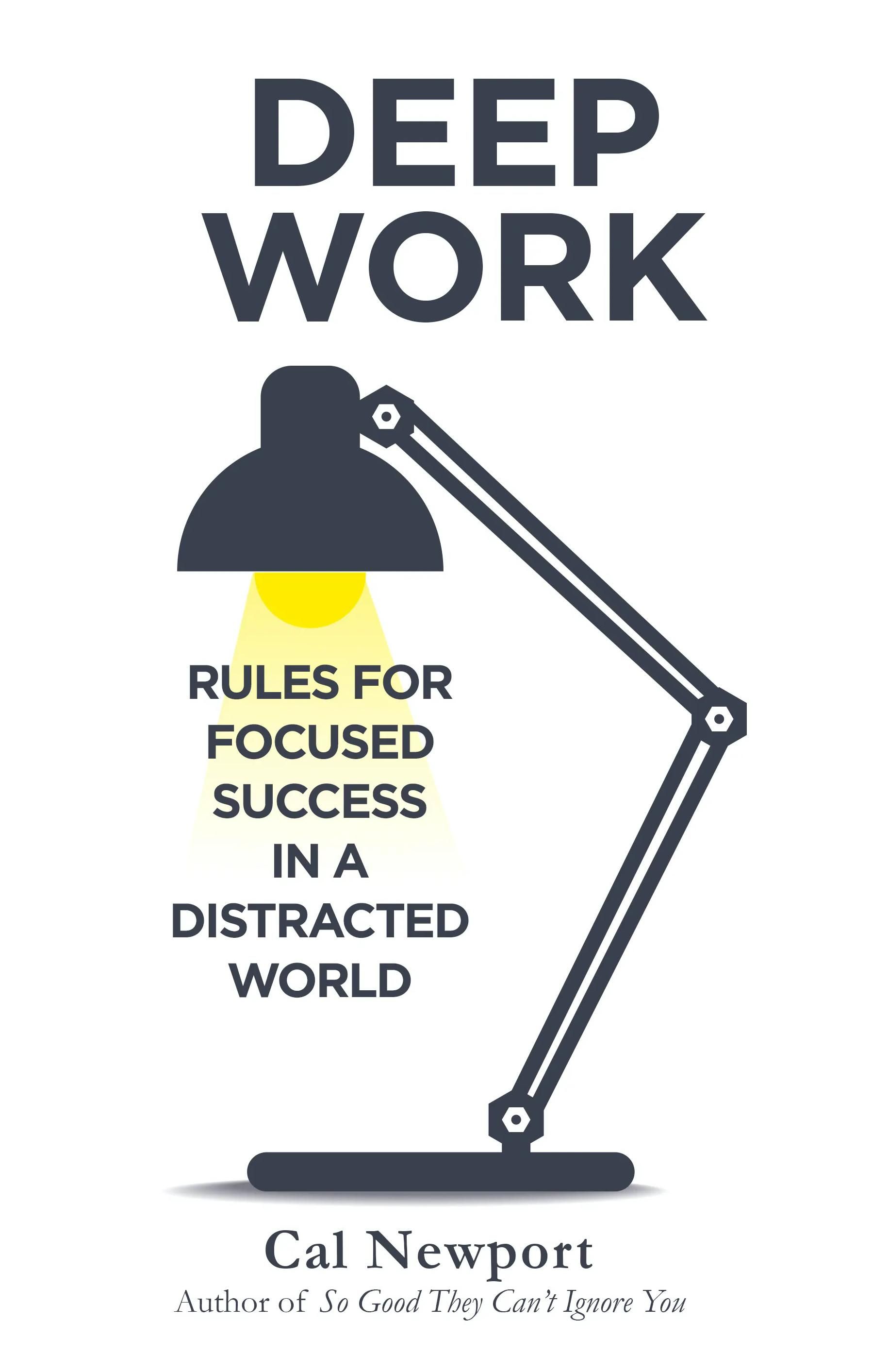 Обкладинка Deep work. Rules for focused success in a distracted world