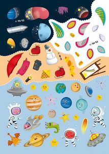 Школа чомучки. Космос. 135 розвивальних наліпок. Image №7