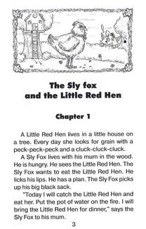 Читаю англійською. Лисичка та курочка. Image №3