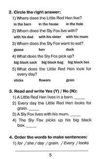 Читаю англійською. Лисичка та курочка. Image №5