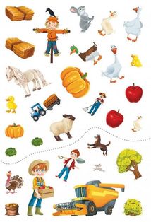 Перший віммельбух із наліпками. Ферма. Image №7