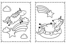 Розмальовка. Єдиноріжки. Зображення №5