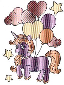 Водяні розмальовки. Веселі єдиноріжки. Image №4