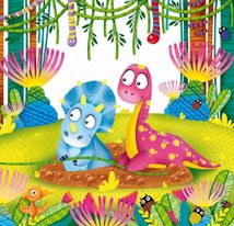 Багаторазовi водяні розмальовки. Динозаврики. Зображення №9