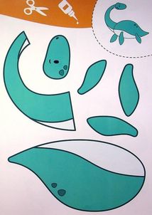 Вирізаємо та клеїмо. Динозаврики. Image №7