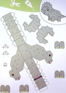 Вирізаємо та клеїмо. Динозаврики. Image №9