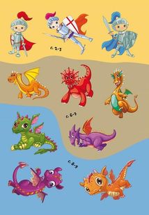 Перші розвивальні наліпки. Лицарі. 30 наліпок. Image №10