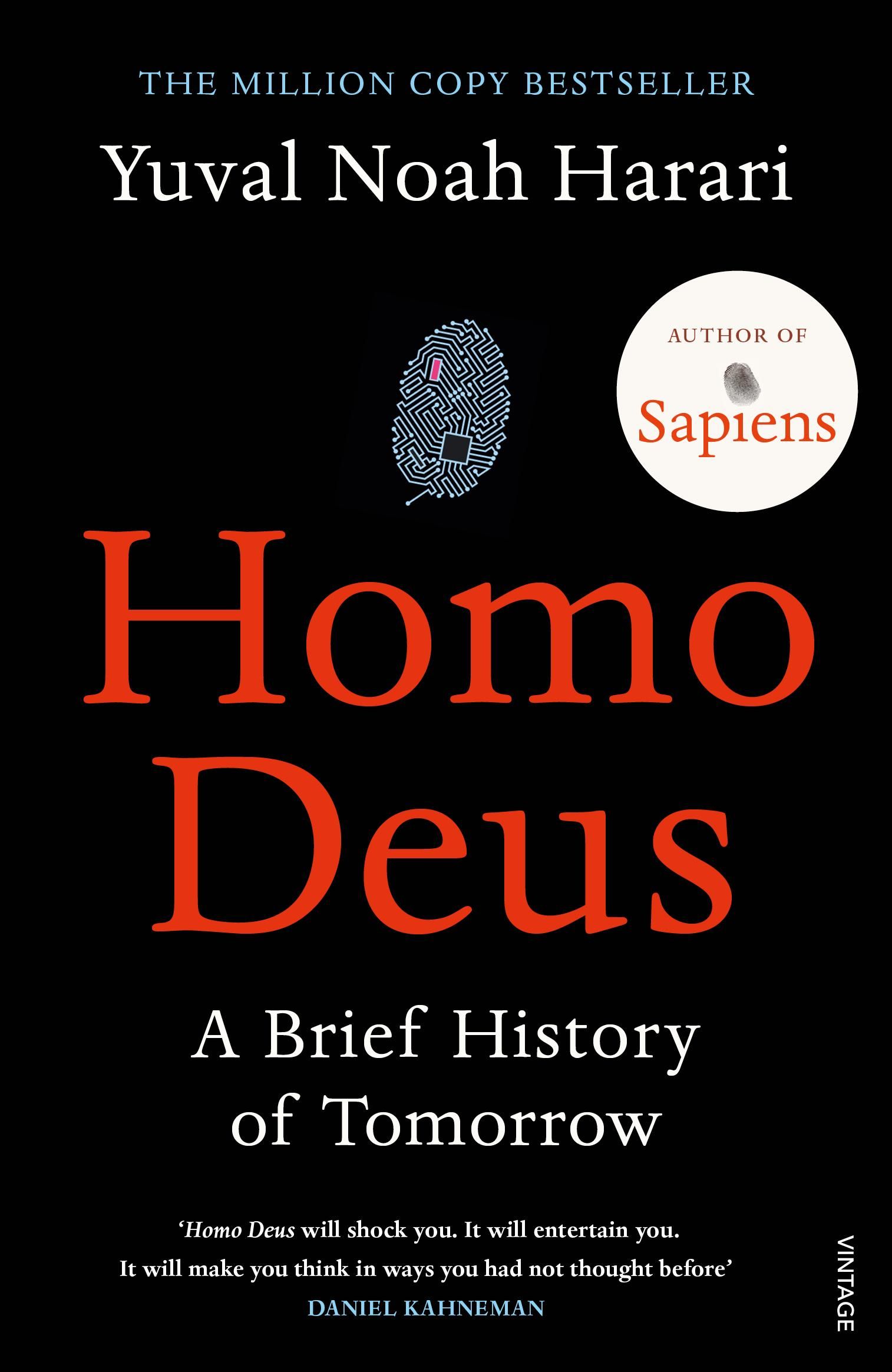 Обкладинка Homo deus. A brief history of tomorrow