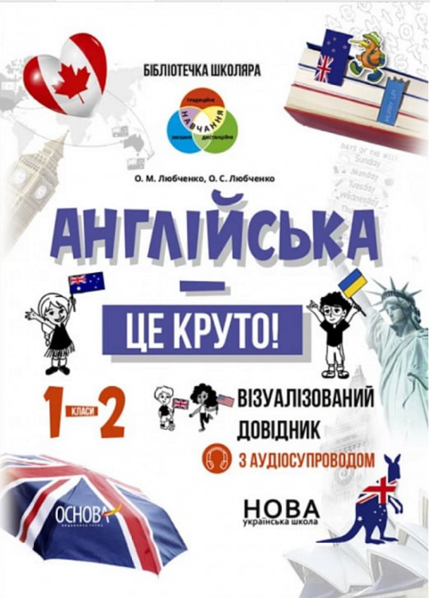 Англійська – це круто! Візуалізований довідник з аудіосупроводом....