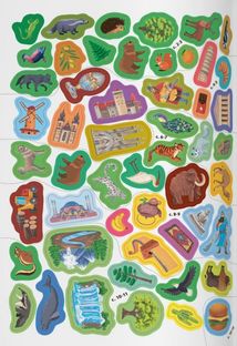 Школа сучасного чомусика. Атлас світу. 110 розвивальних наліпок. Зображення №6