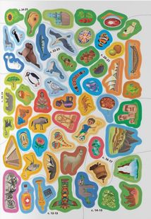 Школа сучасного чомусика. Атлас світу. 110 розвивальних наліпок. Зображення №7