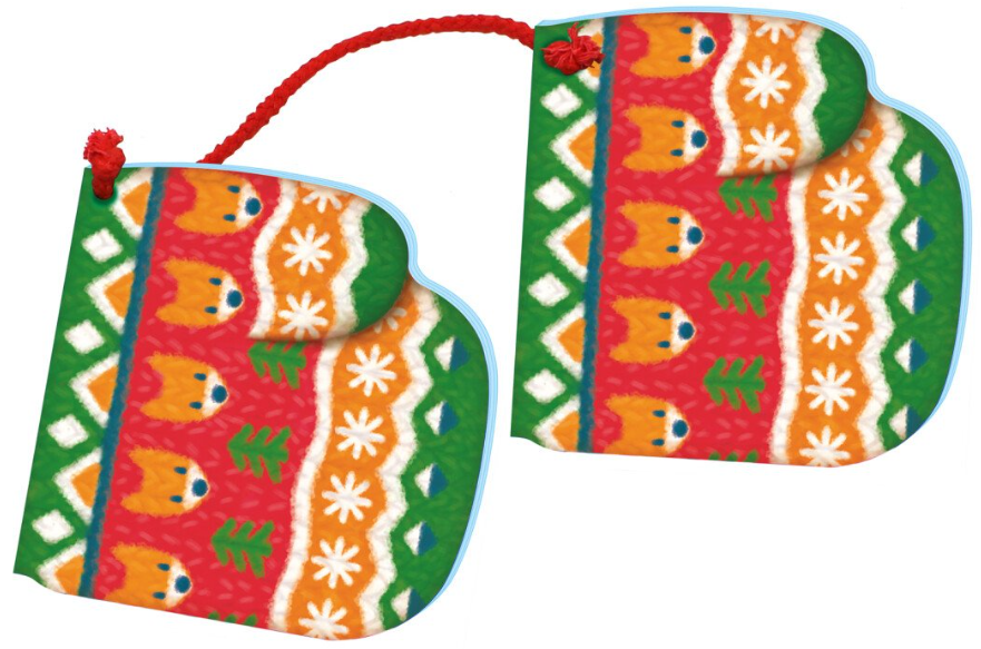 Новорічні мотузочки. Улюблені рукавички