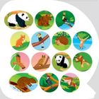 Пізнавальні наліпки. Тварини Євразії. Image №9