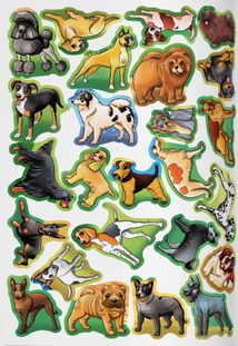 Велика книжка. Розвивальні наліпки. Розумнi завдання. Собаки. Image №10