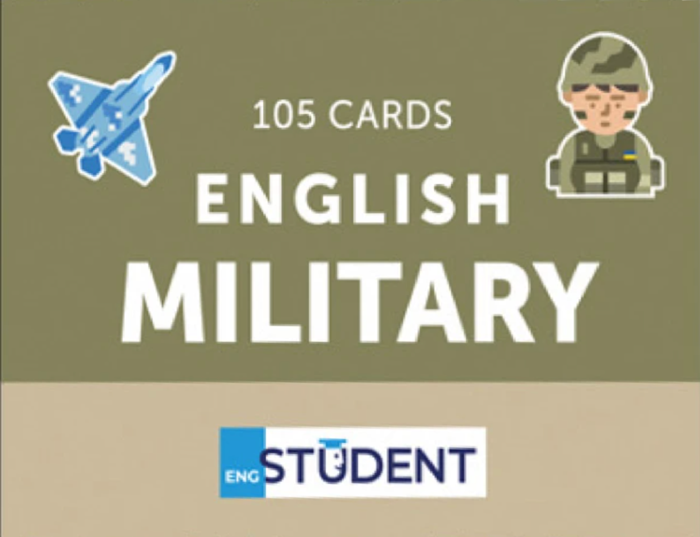 Картки для вивчення англійських слів. Military English....