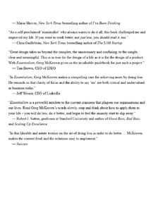 Essentialism. The Disciplined Pursuit of Less . Зображення №7