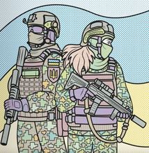 Патріотичні водяні розмальовки. Незламні українці. Зображення №3
