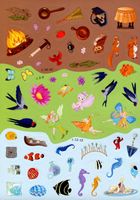 Книжка з наліпками. Казкові принцеси. Зображення №8