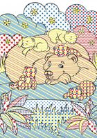 Великі водяні розмальовки. Хижі тварини. Зображення №4