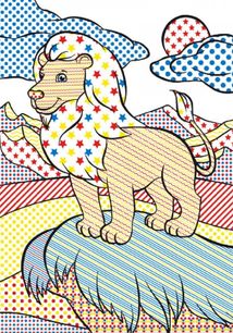 Великі водяні розмальовки. Хижі тварини. Зображення №5