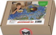 Доісторичний світ. Велика дитяча карта-скатертина. Зображення №1